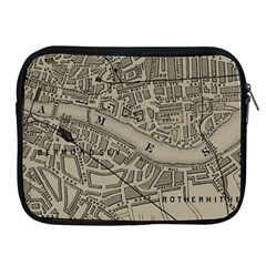 Vintage London Map Apple Ipad 2/3/4 Zipper Cases