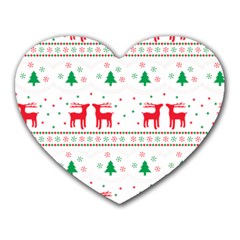 Christmas Heart Mousepad by saad11