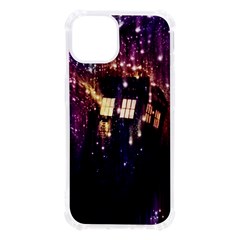 Tardis Regeneration Art Doctor Who Paint Purple Sci Fi Space Star Time Machine Iphone 13 Tpu Uv Print Case by Cendanart