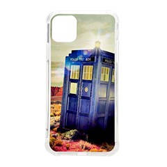 Tardis Wilderness Doctor Who Iphone 11 Pro Max 6 5 Inch Tpu Uv Print Case by Cendanart
