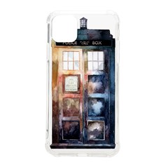 Tardis Doctor Who Iphone 11 Pro Max 6 5 Inch Tpu Uv Print Case by Cendanart