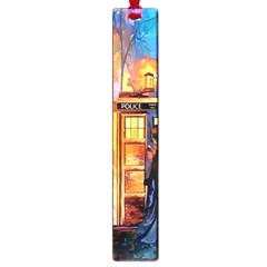 Tardis Doctor Who Paint Painting Large Book Marks by Cendanart