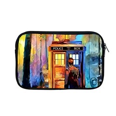 Tardis Doctor Who Paint Painting Apple Macbook Pro 13  Zipper Case by Cendanart