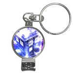 Tardis Doctor Who Blue Travel Machine Nail Clippers Key Chain