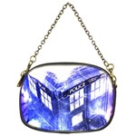 Tardis Doctor Who Blue Travel Machine Chain Purse (Two Sides)
