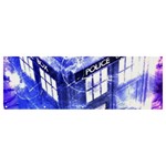 Tardis Doctor Who Blue Travel Machine Banner and Sign 12  x 4 