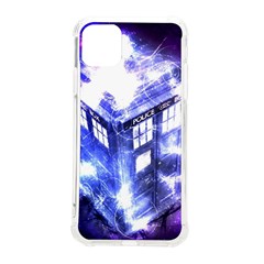 Tardis Doctor Who Blue Travel Machine Iphone 11 Pro Max 6 5 Inch Tpu Uv Print Case by Cendanart