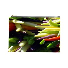Bright Peppers Cosmetic Bag (large) by Ket1n9