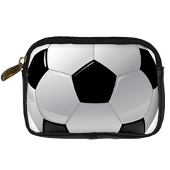 Soccer Ball Digital Camera Leather Case by Ket1n9
