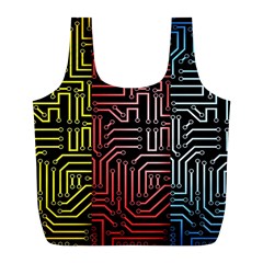 Circuit Board Seamless Patterns Set Full Print Recycle Bag (l) by Ket1n9