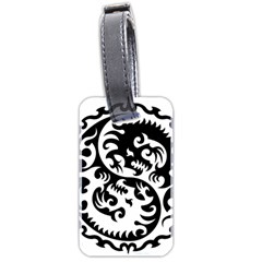Ying Yang Tattoo Luggage Tag (two Sides) by Ket1n9
