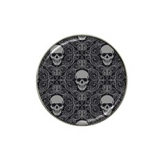 Dark Horror Skulls Pattern Hat Clip Ball Marker by Ket1n9
