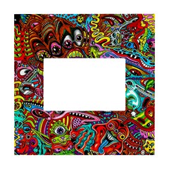 Art Color Dark Detail Monsters Psychedelic White Box Photo Frame 4  X 6 
