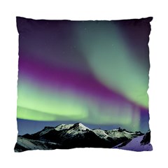 Aurora Stars Sky Mountains Snow Aurora Borealis Standard Cushion Case (one Side) by Ket1n9