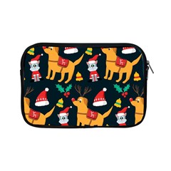 Funny Christmas Pattern Background Apple Ipad Mini Zipper Cases by Ket1n9