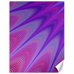 Purple Star Sun Sunshine Fractal Canvas 18  X 24  by Ket1n9