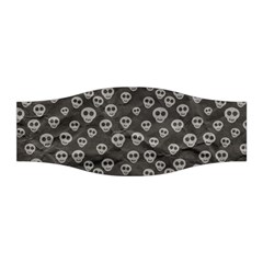 Skull Halloween Background Texture Stretchable Headband by Ket1n9