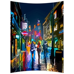 Abstract Vibrant Colour Cityscape Back Support Cushion by Ket1n9