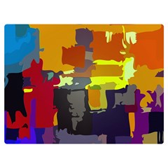 Abstract Vibrant Colour Two Sides Premium Plush Fleece Blanket (extra Small) by Ket1n9