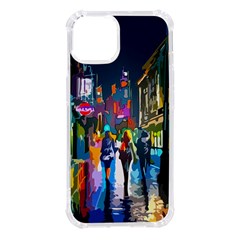 Abstract Vibrant Colour Cityscape Iphone 14 Tpu Uv Print Case