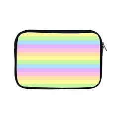 Cute Pastel Rainbow Stripes Apple Ipad Mini Zipper Cases by Ket1n9