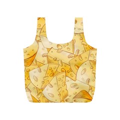 Cheese Slices Seamless Pattern Cartoon Style Full Print Recycle Bag (s) by Ket1n9