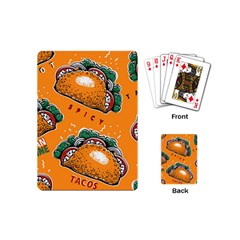Seamless Pattern With Taco Playing Cards Single Design (mini) by Ket1n9