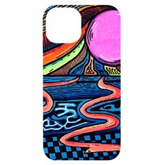 Grateful Dead Wallpaper Iphone 14 Black Uv Print Case by Cendanart