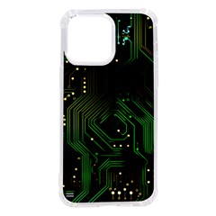 Circuits Circuit Board Green Technology Iphone 14 Pro Max Tpu Uv Print Case by Ndabl3x