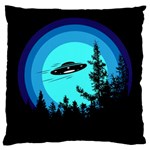 Ufo Alien Night Sky Night Large Cushion Case (One Side) Front