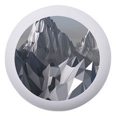 Gray Mountain Illustration Grey Mountain Digital Dento Box With Mirror by Cendanart