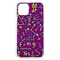 Background Doodles Math Iphone 12/12 Pro Tpu Uv Print Case by Bedest