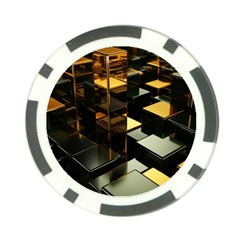 Abstract Shiny Pattern Poker Chip Card Guard by Grandong