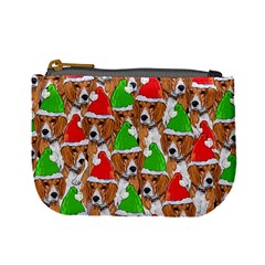 Brown & Green Cute Xmas Dogs Print Mini Coin Purse by CoolDesigns