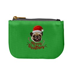 Xmas Doggy Green Mini Coin Purse by CoolDesigns