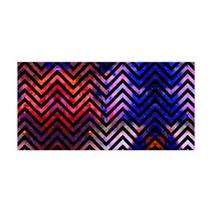 Space Purple Zigzag Pattern Yoga Headband by CoolDesigns