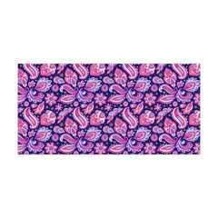 Purple Violet Paisley Floral Yoga Hair Band by CoolDesigns