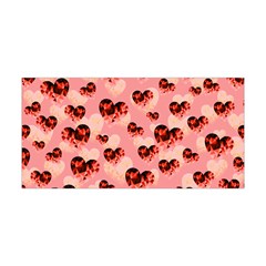 Heart Shapes Pink Valentines Day Yoga Headband by CoolDesigns