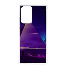 Egyptian Pyramids Night Landscape Cartoon Samsung Galaxy Note 20 Ultra Tpu Uv Case by Bedest