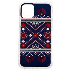 Ukrainian Folk Seamless Pattern Ornament Art Iphone 12 Mini Tpu Uv Print Case	