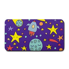 Card With Lovely Planets Medium Bar Mat by Bedest