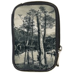 Dry Forest Landscape, Tierra Del Fuego, Argentina Compact Camera Leather Case by dflcprintsclothing