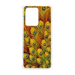 Peacock Feathers Green Yellow Samsung Galaxy S20 Ultra 6 9 Inch Tpu Uv Case