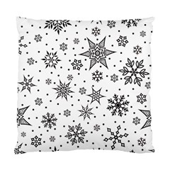 Snowflake-icon-vector-christmas-seamless-background-531ed32d02319f9f1bce1dc6587194eb Standard Cushion Case (one Side) by saad11