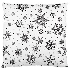 Snowflake-icon-vector-christmas-seamless-background-531ed32d02319f9f1bce1dc6587194eb Standard Premium Plush Fleece Cushion Case (one Side) by saad11
