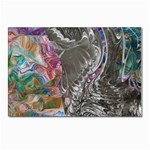 Wing on abstract delta Postcard 4 x 6  (Pkg of 10) Front
