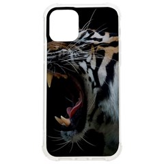 Angry Tiger Roar Iphone 12/12 Pro Tpu Uv Print Case by Cemarart