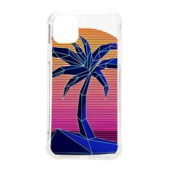 Abstract 3d Art Holiday Island Palm Tree Pink Purple Summer Sunset Water Iphone 11 Pro Max 6 5 Inch Tpu Uv Print Case by Cemarart