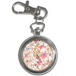 Red Flower Seamless Floral Flora Key Chain Watches