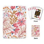 Red Flower Seamless Floral Flora Playing Cards Single Design (Rectangle)